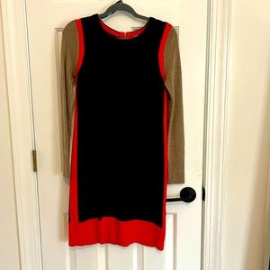 Mutilcolor sweater dress